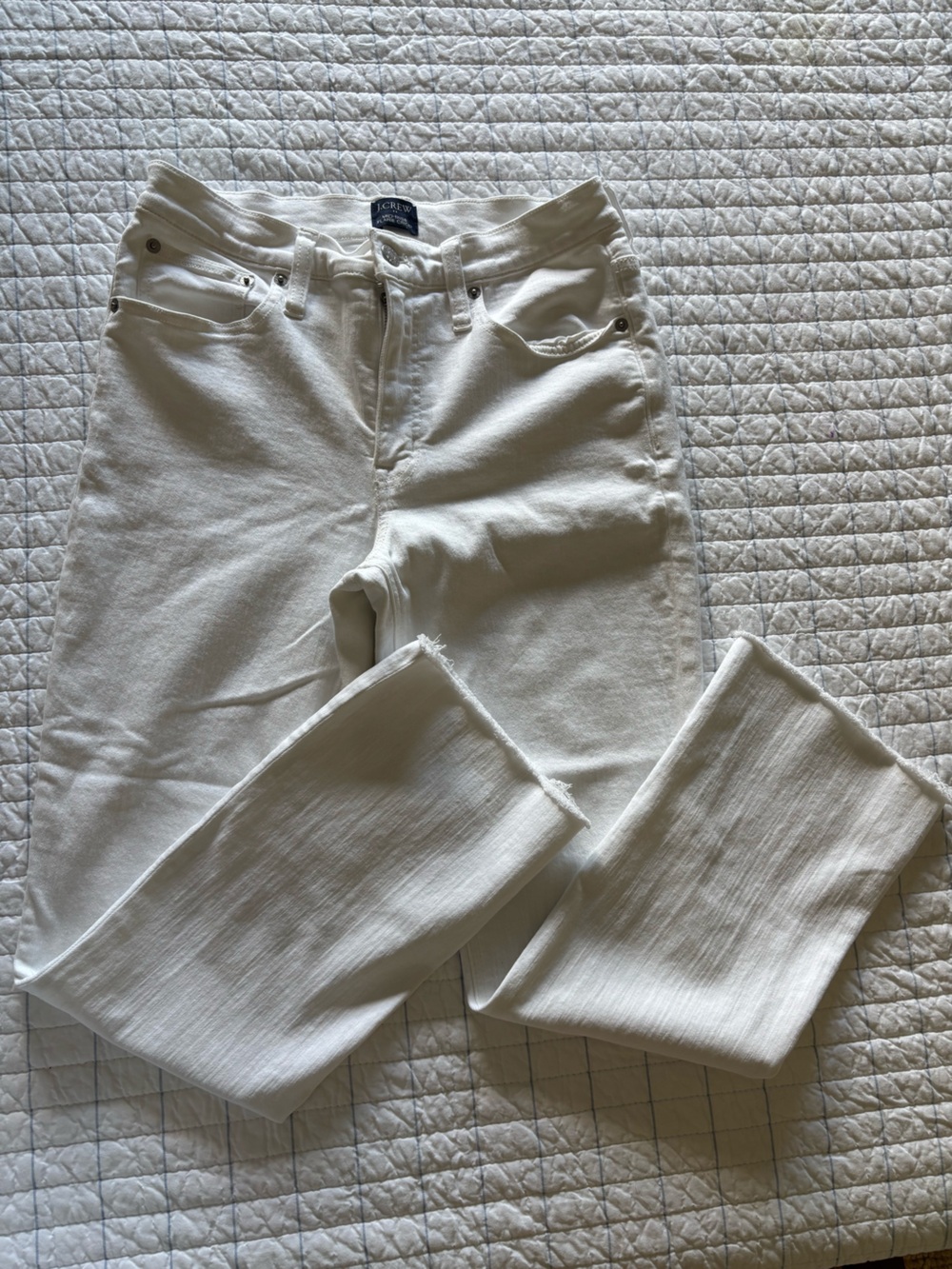 J.CREW Factory Mid-rise flare crop